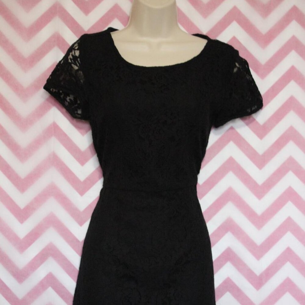 Sexy Black Lace Dress Size M